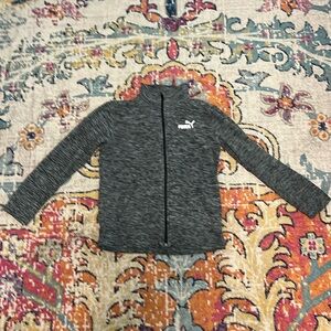 Kids Puma Zip Up Sweatshirt